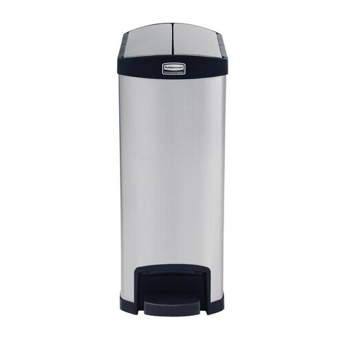 CHRselect Poubelle à Pédale Latérale | Rubbermaid | Inox | 50 Litres | 576x295x733(h)mm