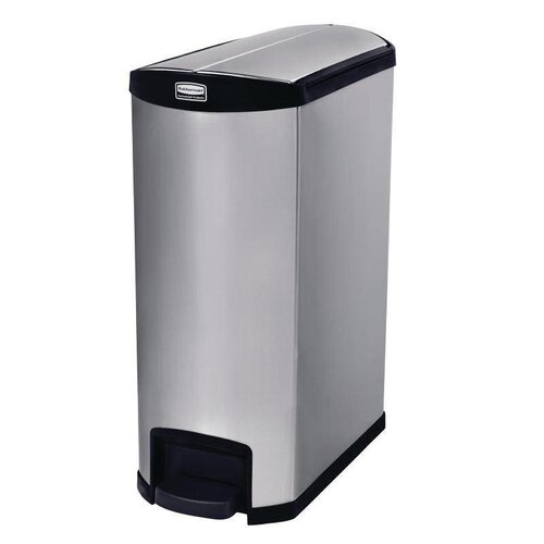 CHRselect Poubelle à Pédale Latérale | Rubbermaid | Inox | 90 Litres | 690x333x834(h)mm