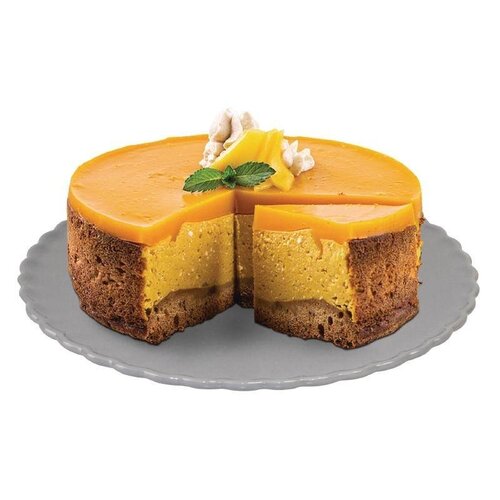 CHRselect Présentoir à Gâteau | Porcelaine Grise | Ø280x50(h)mm