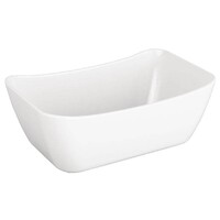 Saladier Incurvé GN1/4 | Mélamine Blanc | 163x265x100(h)mm