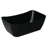 Saladier Incurvé GN1/4 | Mélamine Noir | 163x265x100(h)mm