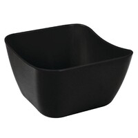 Saladier Incurvé GN1/6 | Mélamine Noir | 176x162x100(h)mm