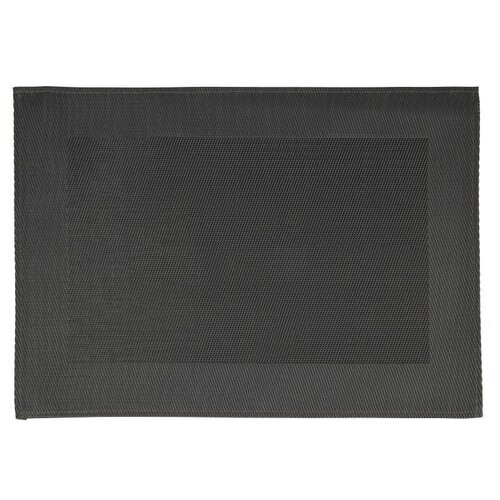 CHRselect Set de Table noir | PVC | 450x330mm | 6 Pièces