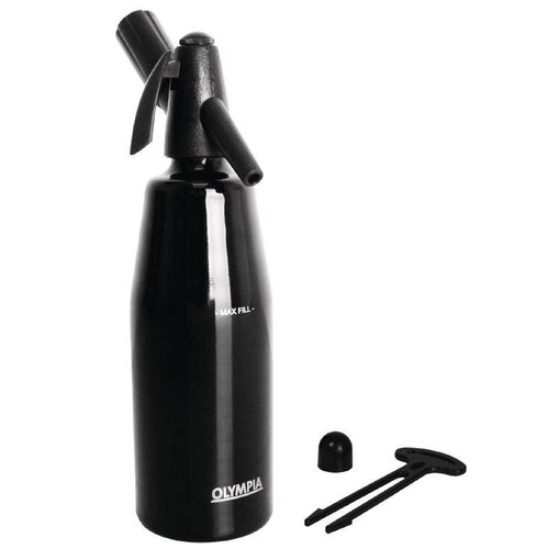CHRselect Siphon à Eau de Seltz | Noir | 1 Litre | Disponible à Partir de 13-09-2018