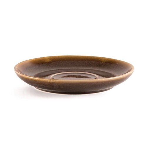 CHRselect Soucoupe "Kiln" | Porcelaine Écorce | Ø160mm | 6 Pièces