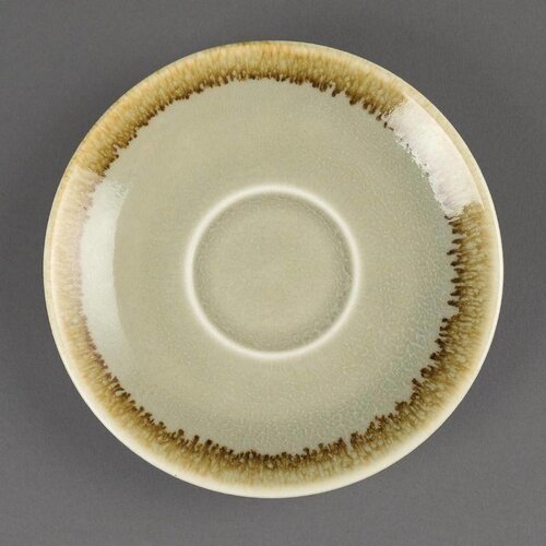 CHRselect Soucoupe "Kiln" | Porcelaine Mousse | Ø115mm | 6 Pièces