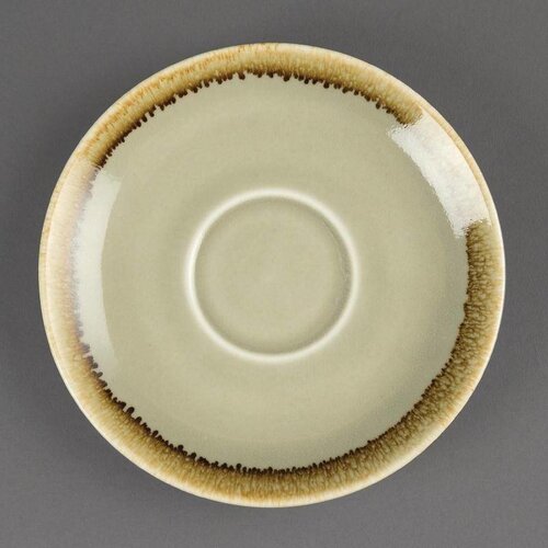 CHRselect Soucoupe "Kiln" | Porcelaine Mousse | Ø140mm | 6 Pièces