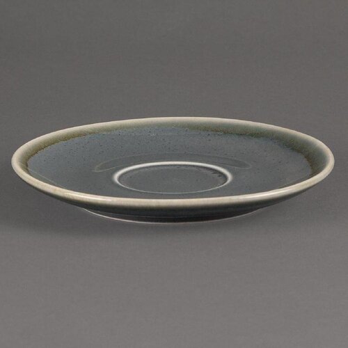 CHRselect Soucoupe "Kiln" | Porcelaine Océan | Ø140mm | 6 Pièces