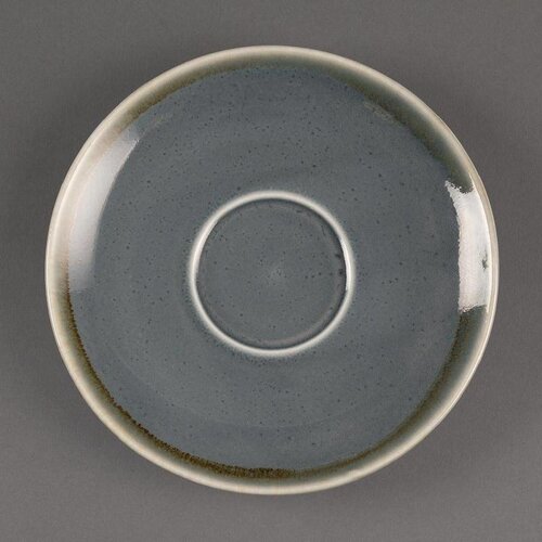 CHRselect Soucoupe "Kiln" | Porcelaine Océan | Ø140mm | 6 Pièces