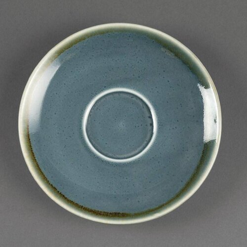 CHRselect Soucoupe "Kiln" | Porcelaine Océan | Ø160mm | 6 Pièces