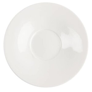 CHRselect Soucoupe | Lumina Porcelaine Blanche | Ø140mm | 12 Pièces