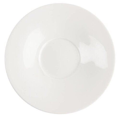 CHRselect Soucoupe | Lumina Porcelaine Blanche | Ø140mm | 12 Pièces