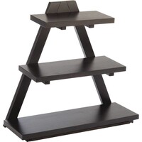 Support Buffet Pyramide | Bois Noir | 530x210x500(h)mm