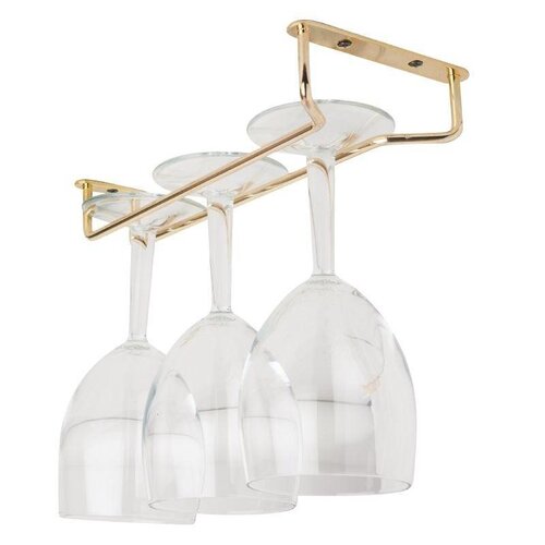 CHRselect Support Verres à Pied en Laiton | 255mm | 255x155x35(h)mm