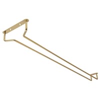 Support Verres à Pied en Laiton | 600mm | 610x155x35(h)mm