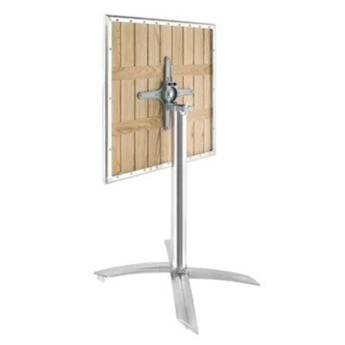 CHRselect Table Bistro Carrée | Aluminium/Frêne | 600x600x730(h)mm