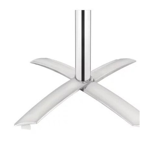 CHRselect Table Bistro Carrée | Aluminium/Frêne | 600x600x730(h)mm