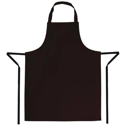 CHRselect Tablier Bavette Chocolat | Polyester-Coton | 711(p)x965(l)mm | Unisexe