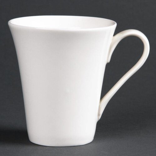 CHRselect Tasse Évasée | 180ml | Lumina Porcelaine Blanche | 12 Pièces