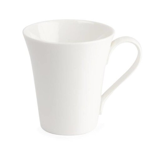 CHRselect Tasse Évasée | 285ml | Lumina Porcelaine Blanche | 12 Pièces
