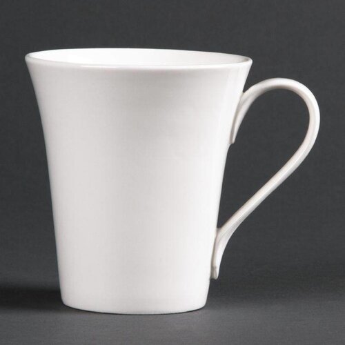 CHRselect Tasse Évasée | 285ml | Lumina Porcelaine Blanche | 12 Pièces