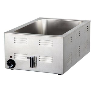 Combisteel Bain-Marie avec Robinet de Vidange | 150(p)mm | 1200W | 538x336x(H)243mm Combisteel Bain-Marie avec Robinet de Vidange | 150(p)mm | 1200W | 538x336x(H)243mm