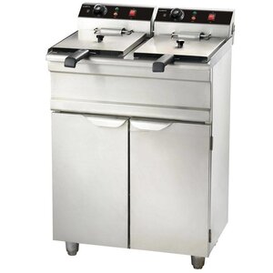 Combisteel Friteuse Electrique | 2x 13 Litres | 2x5kW/400V | 760x590x(h)970mm