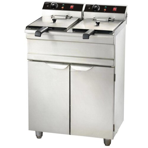 Combisteel Friteuse Electrique | 2x 13 Litres | 2x5kW/400V | 760x590x(h)970mm
