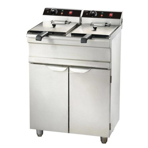 Combisteel Friteuse Electrique | 2x 9 Litres | 2x 3,3kW | 695x530x(h)970mm Combisteel Friteuse Electrique | 2x 9 Litres | 2x 3,3kW | 695x530x(h)970mm
