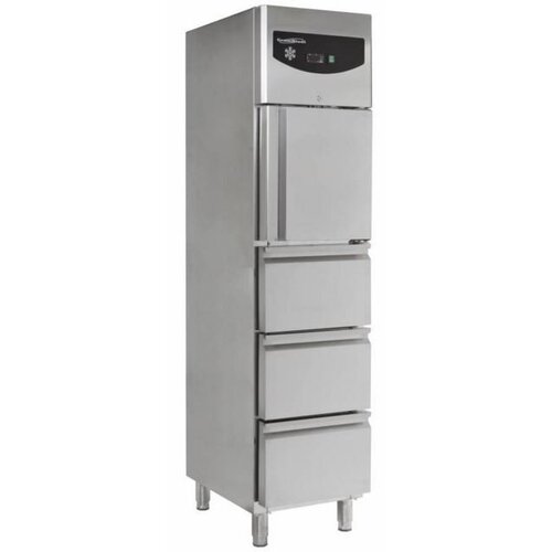 Combisteel Réfrigérateur avec 3 Tiroirs | INOX | 350 Litres | 480x700x2010(h)mm