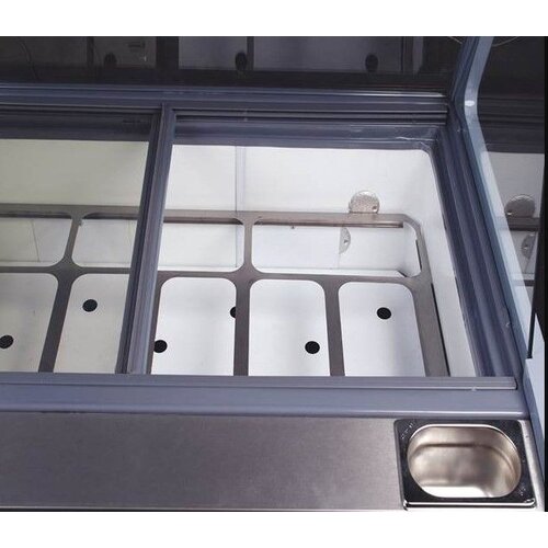 Combisteel Vitrine à Glace Curacao | 10x 5 Litres | 858x1457x1257(h)mm