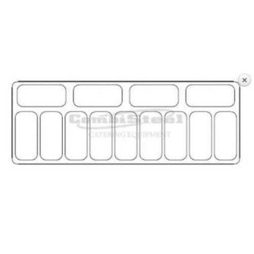 Combisteel Vitrine à Glace Malta | 13x 5 Litres | 858x1672x1257(h)mm