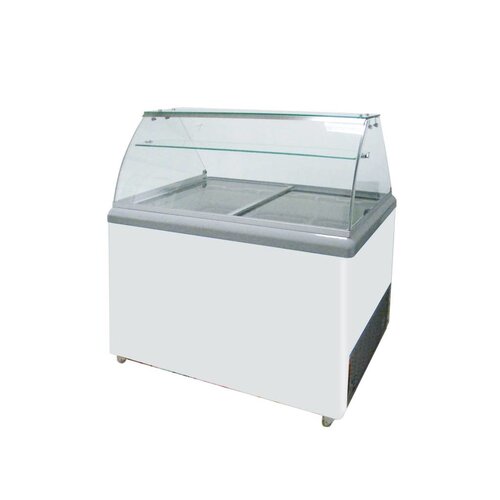 Combisteel Vitrine à Glace Blanche | 9x 5 Litres | 694x1314x1315(h)mm