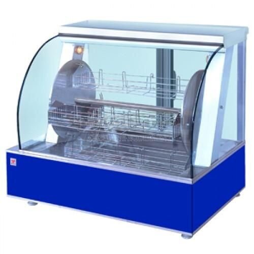 Combisteel Rôtissoire à Poulets | Rotatif | 4 Broches/8 Poulets | 5,4kW | 940x590x790(h)mm