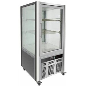 Combisteel Vitrine à Pâtisserie | Grilles 2 x GN1/1  | 268 Litres | 700x700x1300(h)mm