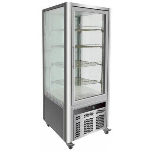 Combisteel Vitrine à Pâtisserie | 468 Litres | Grilles 4x GN1/1 | 700x700x1800(h)mm