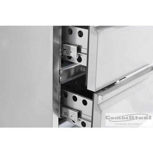 Combisteel Comptoir Réfrigéré Inox | 2 Tiroirs | 440x700x870(h)mm