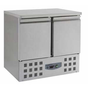 Combisteel Comptoir Réfrigéré Inox | 2 Portes | 900x700x870(h)mm | BASIC Combisteel Comptoir Réfrigéré Inox | 2 Portes | 900x700x870(h)mm | BASIC