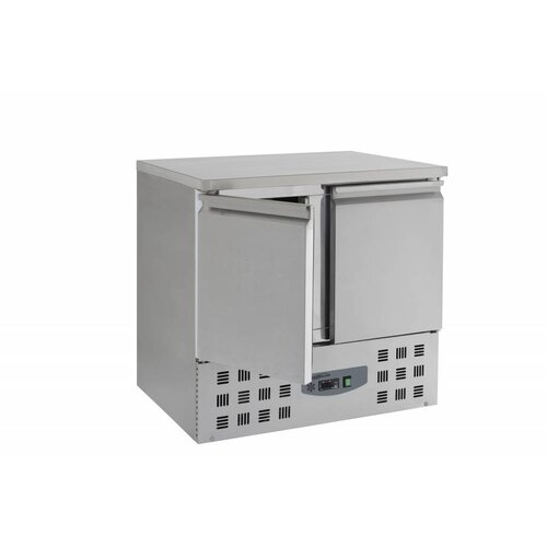 Combisteel Comptoir Réfrigéré Inox | 2 Portes | 900x700x870(h)mm | BASIC
