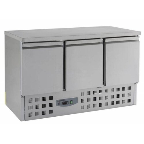 Combisteel Comptoir Réfrigéré Inox | 3 Portes | 1360x700x870(h)mm | BASIC