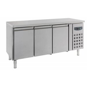 Combisteel Comptoir Réfrigéré Inox | 3 Portes | 1800x700x850(h)mm Combisteel Comptoir Réfrigéré Inox | 3 Portes | 1800x700x850(h)mm
