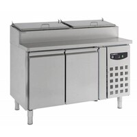 Saladette Inox | 2 Portes | 1360x700x1085(h)mm