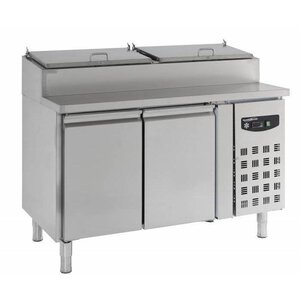 Combisteel Saladette Inox | 2 Portes | 1360x700x1085(h)mm