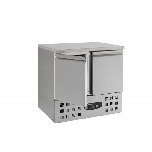 Combisteel Comptoir Congelé Inox | 2 Portes | Moteur Dessous | 950x700x855(h)mm