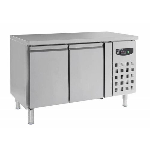 Combisteel Comptoir Congelé Inox | 2 Portes | 272 Litres |1360x700x860(h)mm