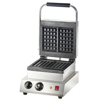 Gaufrier Inox | Gaufres de Bruxelles | 2kW | 300x450x250(h)mm