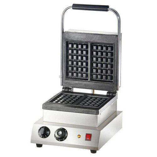 Combisteel Gaufrier Inox | Gaufres de Bruxelles | 2kW | 300x450x250(h)mm