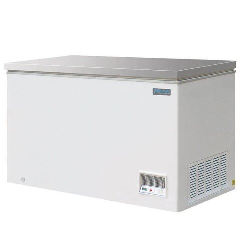 Polar Congélateur Coffre avec Couvercle Inox | 385 Litres | 688x1395x845(h)mm