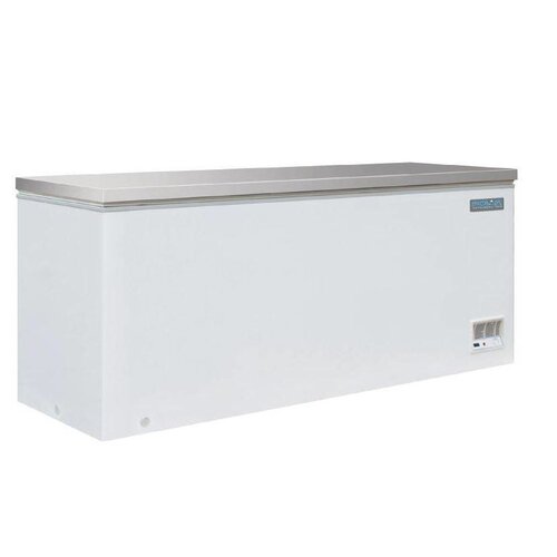 Polar Congélateur Coffre Blanc | Couvercle Inox | 587 Litres | 688(p)x1995(l)x845(h)mm