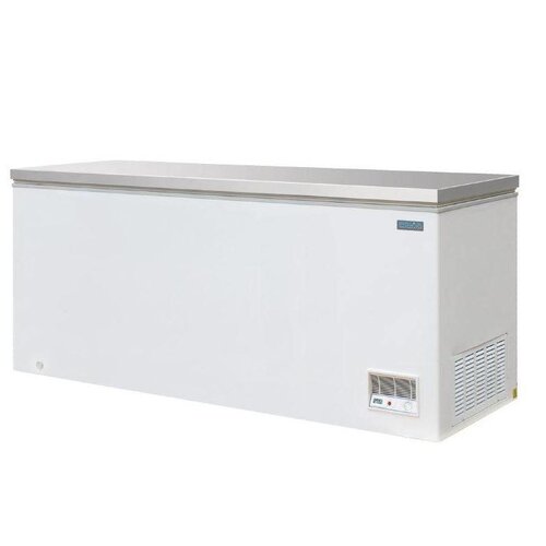 Polar Congélateur Coffre Blanc | Couvercle Inox | 587 Litres | 688(p)x1995(l)x845(h)mm